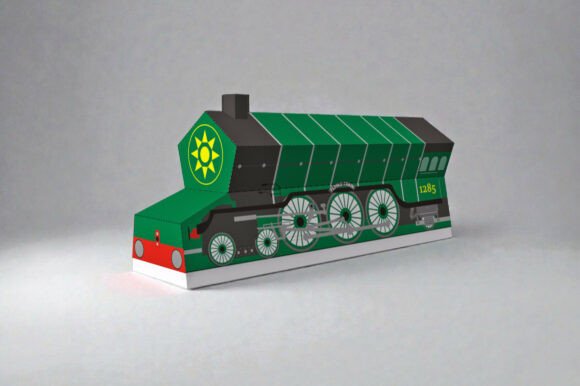 Bridging Digital Precision and Tangible Experience with the Locomotive Favor 3D Papercraft