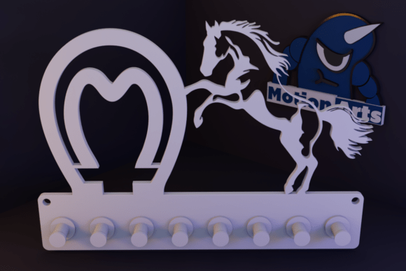 Combining Tradition and Technology: The Horse Keyring with Horseshoe for 3D Printing