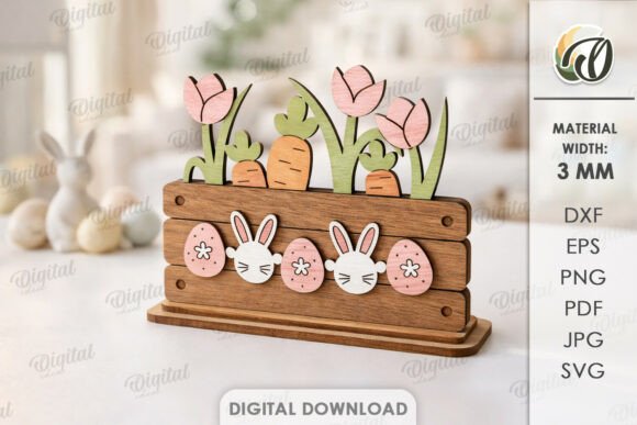 Crafting a 3D Easter Stand Laser Cut Design