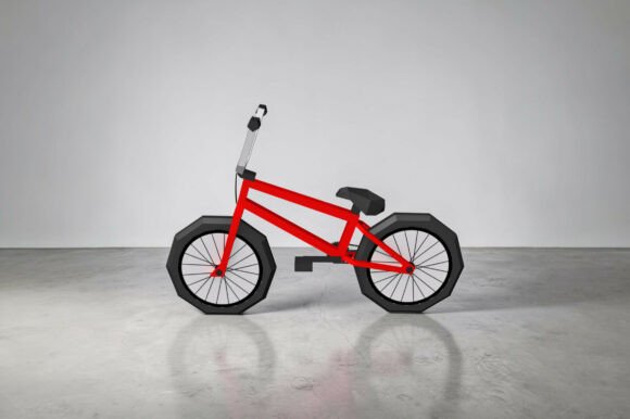 Elevate Branding with 3D Papercraft Bicycles