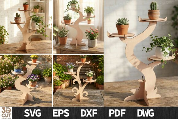 Elevate Your Greenery: A Guide to the Tree Plant Stand 3D Laser Cut File