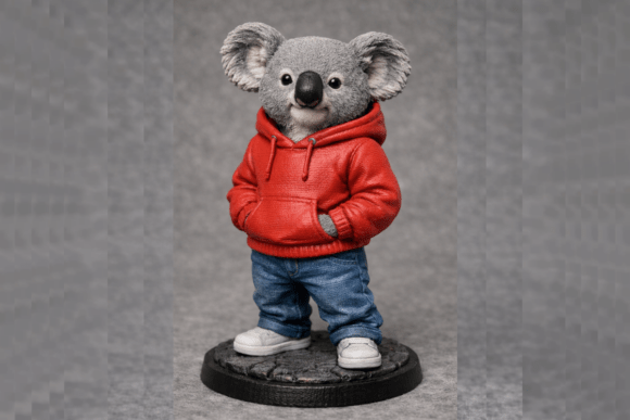 Evaluating the Casual Koala 3D Print File for Custom Fabrication