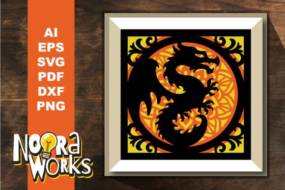 Exploring the Art and Utility of a 3D Dragon Mandala Shadow Box SVG for Modern Crafters