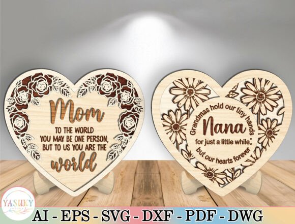 Mother’s Day 3D Laser Cut File