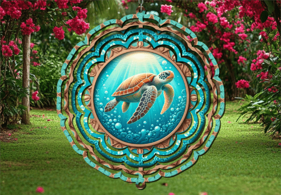 Sea Turtle Ocean 3D Wind Spinner: A Strategic Addition for Creative and Practical Use