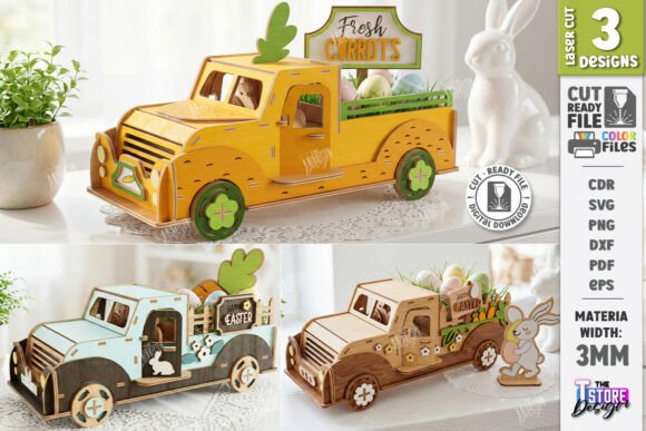 Strategic Deployment of the 3D Easter Truck Laser Cut Spring Bundle for Seasonal Production