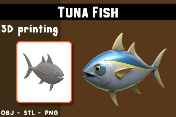 Tuna Fish 3D Model: A Magical Addition to Your Digital or Physical Collection